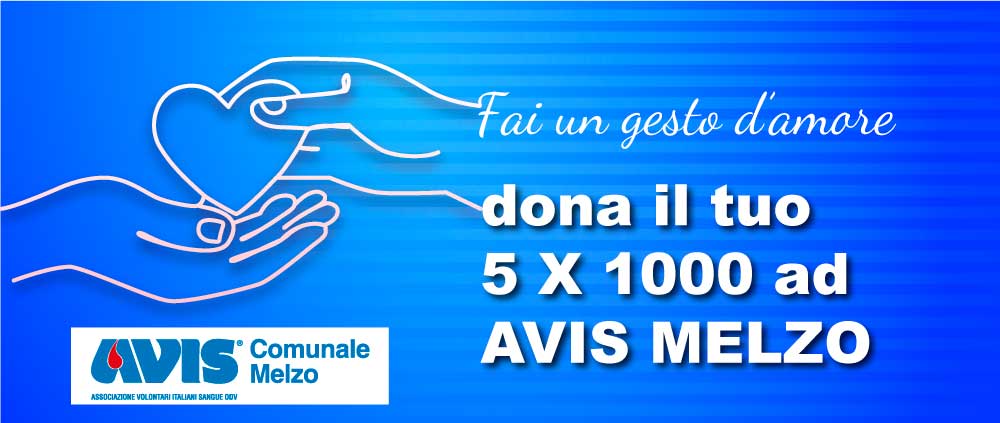 Sostieni Avis Melzo con il 5X1000